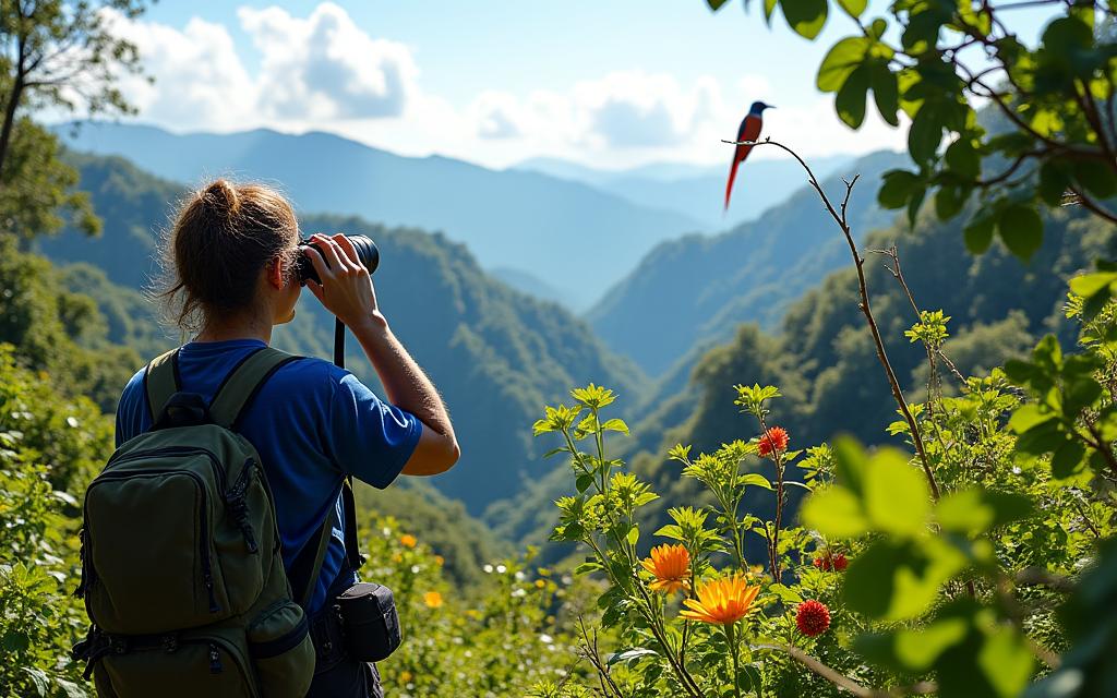 Trekking y observación de aves en Colombia