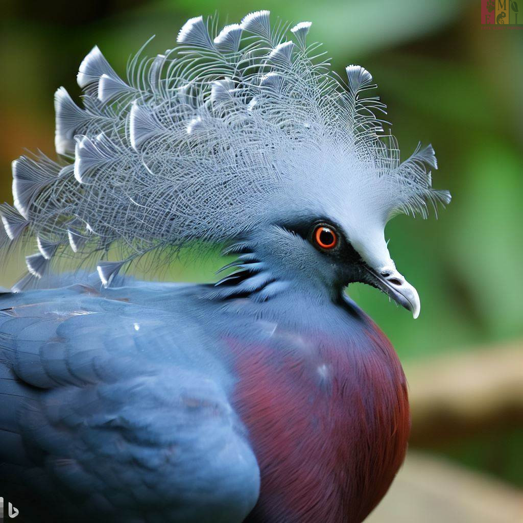 Burung Victoria Crowned
